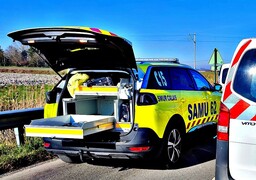 Houlle : nouvel accident sur la D943 entre une moto et une voiture