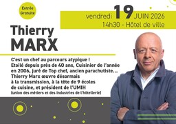 Coudekerque-Branche : Thierry Marx invité des Coudekerque Conférences