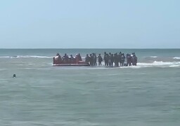 Berck: une soixantaine de personnes piégées par la marée, le sauvetage en cours