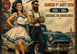 Grav’Rétro Vintage à Gravelines : voitures américaines, concours et ambiance rétro au profit de la SPA