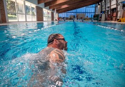 Gravelines : Christian Delobelle tente un record du monde de natation