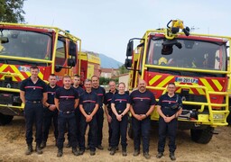Feux de forêt : des pompiers du Pas-de-Calais en renfort dans le sud de la France