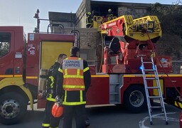 Important feu dans un bâtiment agricole à Offin.