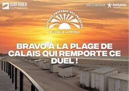 La plage de Calais rejoint Berck-sur-Mer en demi-finale de la « Plage préférée des Français »
