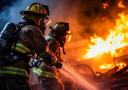 Gravelines : important incendie en cours à l'usine Comilog, au moins 12 véhicules de pompiers mobilisés