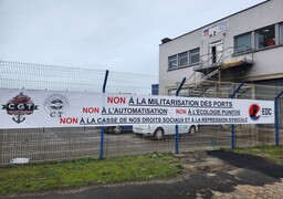 A Boulogne, Calais et Dunkerque, les travailleurs portuaires mobilisés contre la militarisation des ports et pour la défense de l’emploi