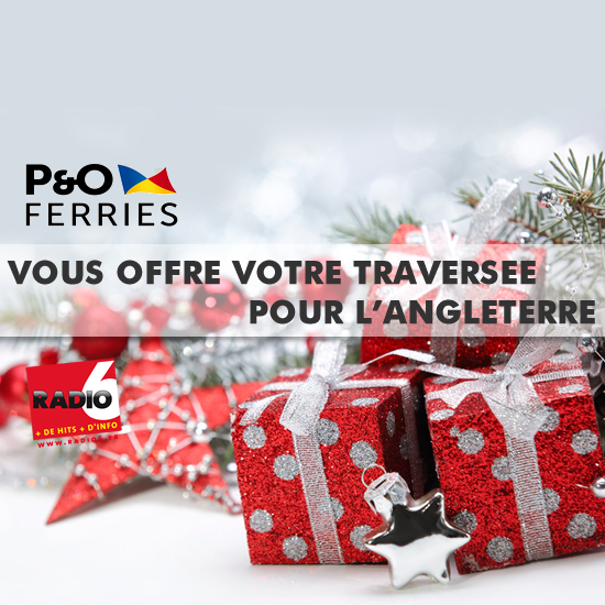 Avec le grand jeu de Noël, gagnez vos traversées avec la Cie P&O Ferries