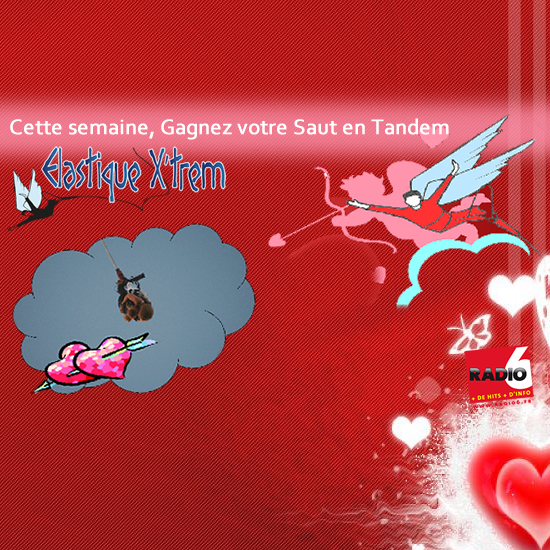 Gagnez vos Sauts à l'élastique en Tandem à l'occasion de la St Valentin