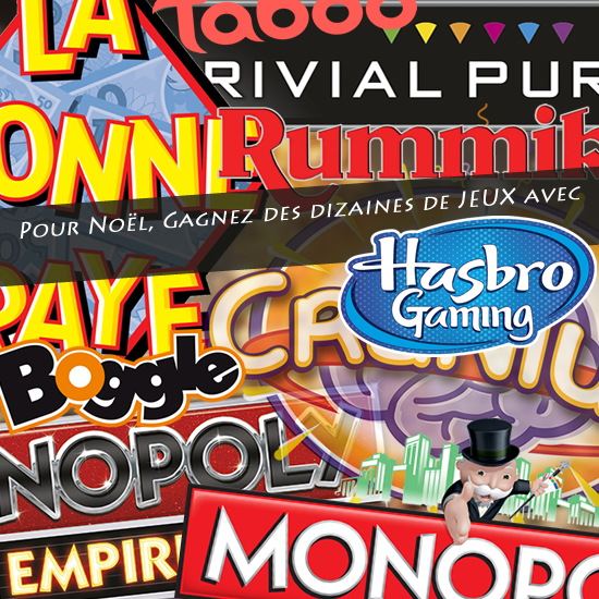 Gagnez vos boites de jeux HASBRO GAMING