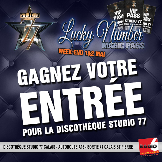 Gagnez vos entrées pour le Studio 77