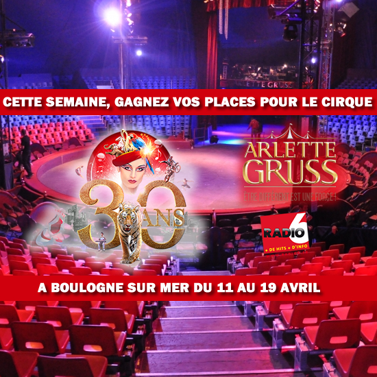 Gagnez vos invitations pour le Cirque Arlette Gruss à Boulogne