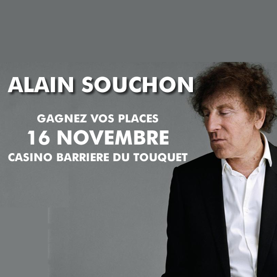 Gagnez vos places pour Alain Souchon au Palais des congrès du Touquet