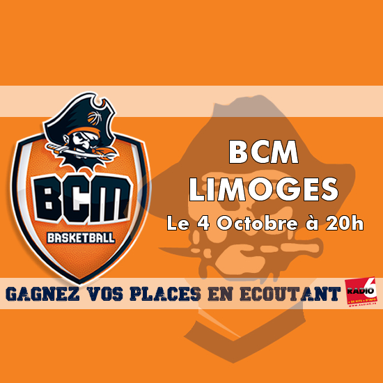 Gagnez vos places pour BCM / LIMOGES