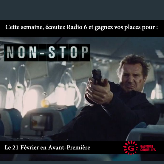 Gagnez vos places pour l'avant-première du film NON STOP