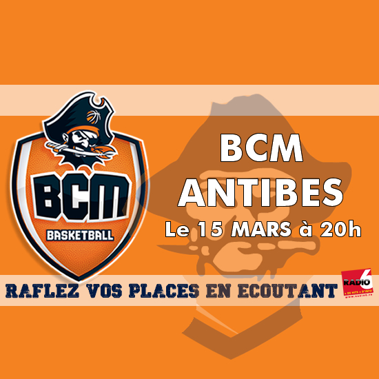 Gagnez vos places pour la rencontre BCM / ANTIBES