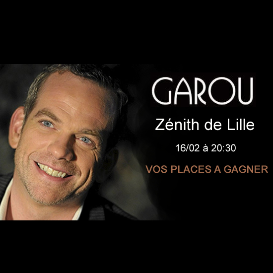 Gagnez vos places pour le concert de Garou