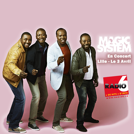 Gagnez vos places pour le concert de Magic System à Lille