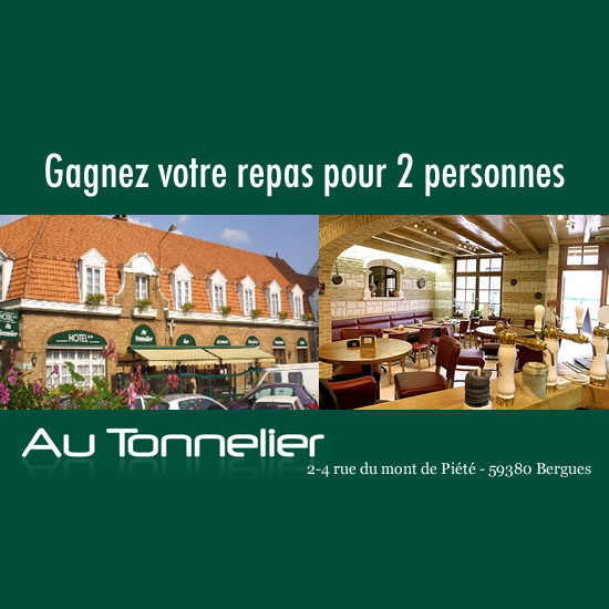 Gagnez vos repas au Tonnelier