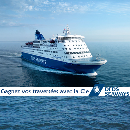 Gagnez vos traversées avec la Cie DFDS Seaways