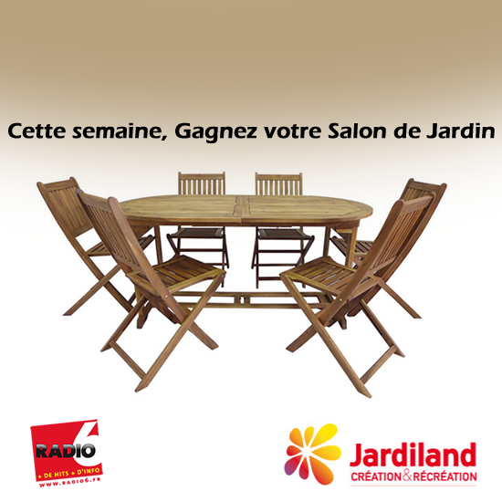 Gagnez votre Salon de Jardin avec Jardiland