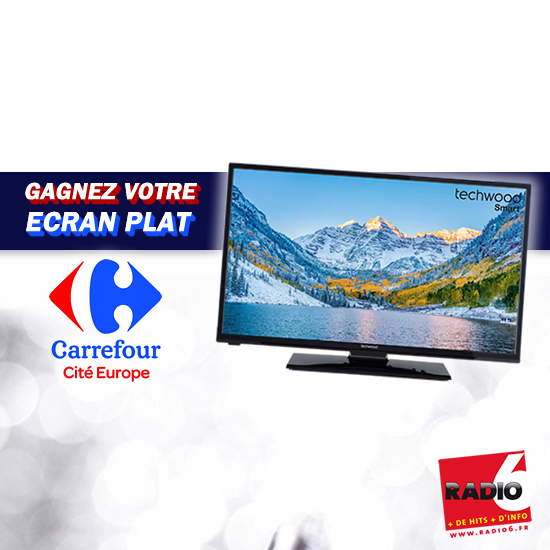 Gagnez votre TV LED avec Carrefour Cité Europe