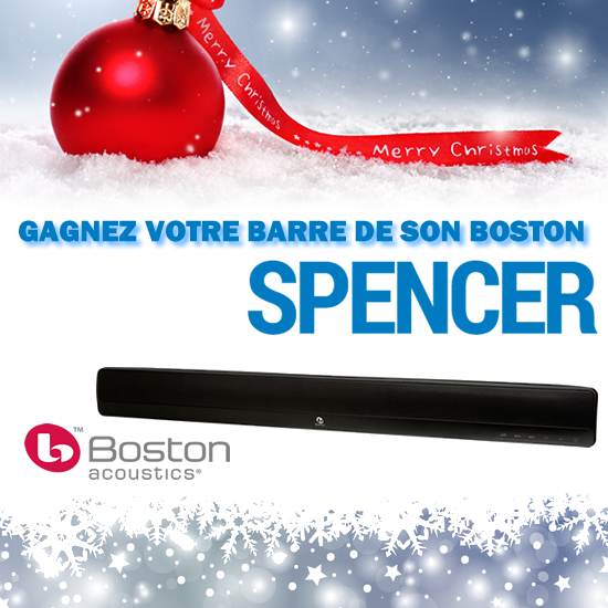 Gagnez votre barre de son BOSTON avec Spencer à Guines