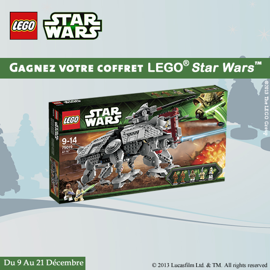 Gagnez votre boîte de LEGO STAR WARS