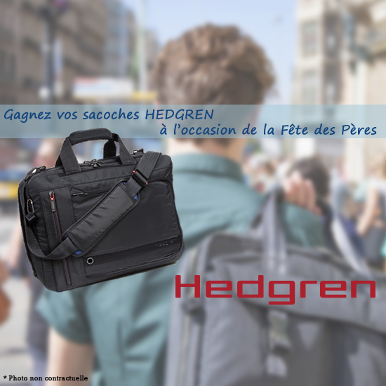 Gagnez votre sacoche ordinateur avec HEDGREN