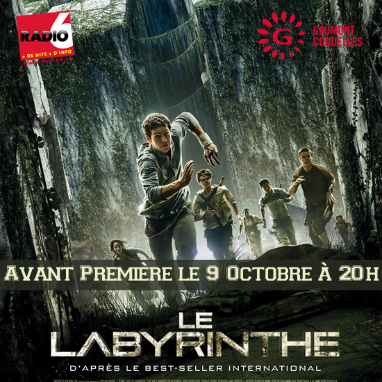 Jeu Web - Gagnez vos places pour LE LABYRINTHE en Avant Première au Gaumont Coquelles