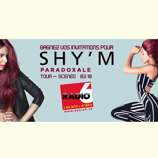 Radio 6 vous invite au concert de Shy'm