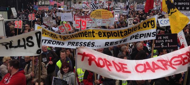 des dizaines d'indépendants de la côte d'opale sont allés manifester lundi à Paris contre le RSI 