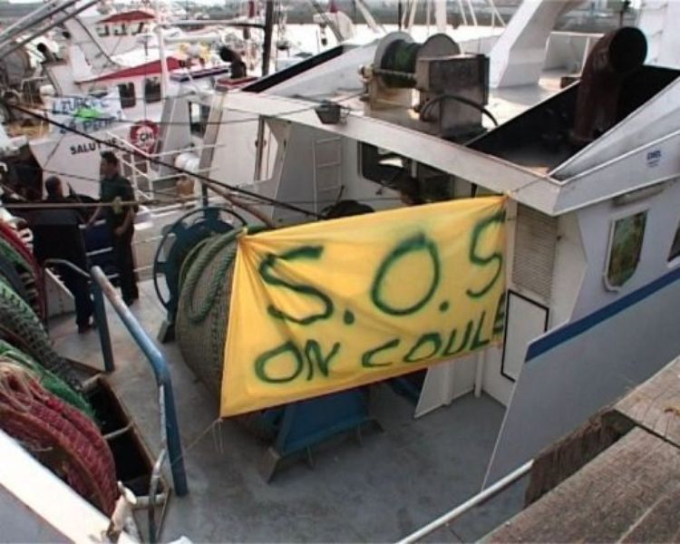 Grogne des pêcheurs Calaisiens, Boulonnais, Etaplois et Dunkerquois hier contre la nouvelle baisse annoncée des quotas