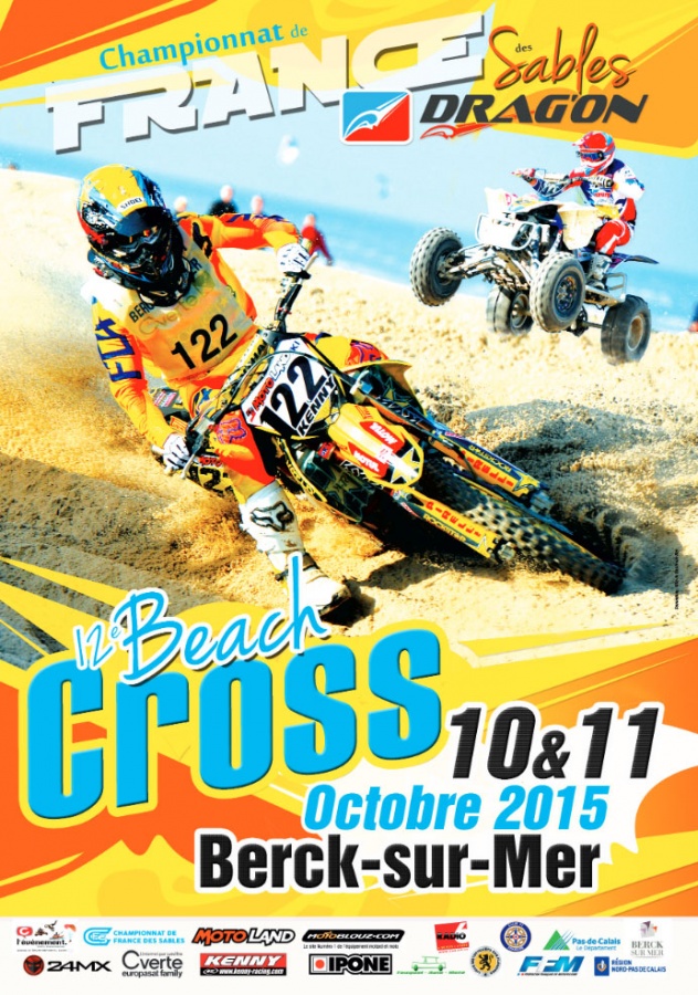 J-2 avant le Beach Cross de Berck ! Sur la plage les engins s'activent pour terminer le circuit !