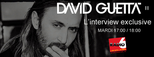 l'interview exclusive de David Guetta sur RADIO6 