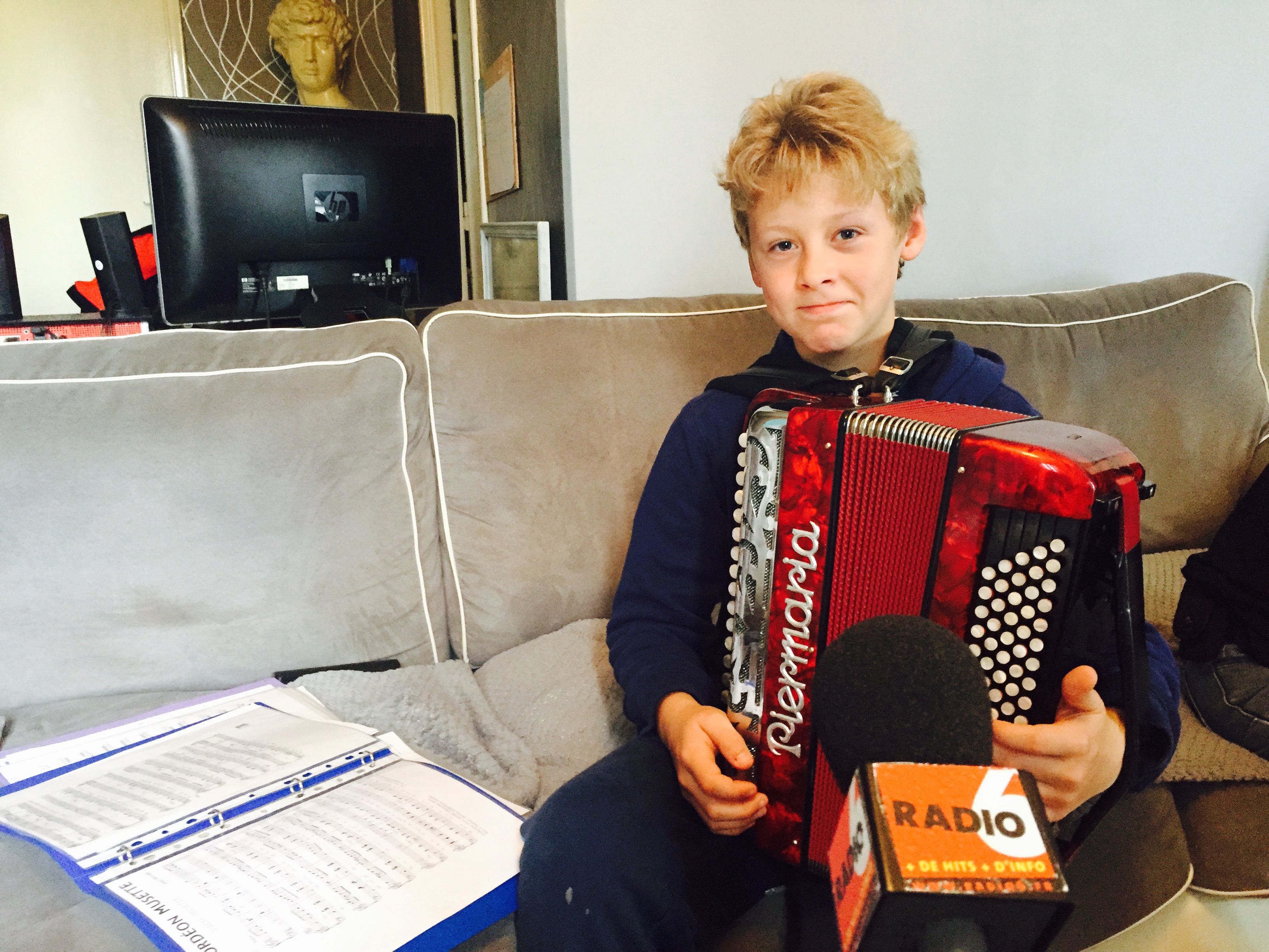 Lumière sur Romain, un jeune calaisien de 13 ans champion de France d'accordéon